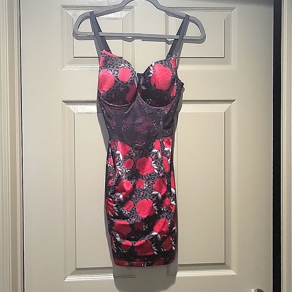 Floral Dress with adjustable bralet cups (36D)